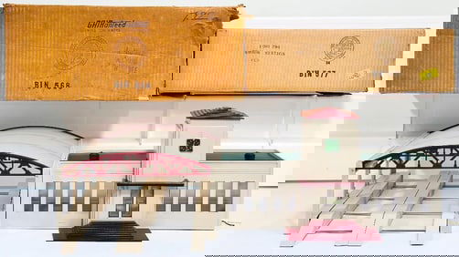 American Flyer Postwar S Gauge 792 Railroad Terminal and 794 Union Station Boxed