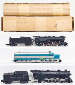 American Flyer Postwar S Gauge 466 Comet Powered PA Unit-21085 Chicago Northwestern Loco & Tender