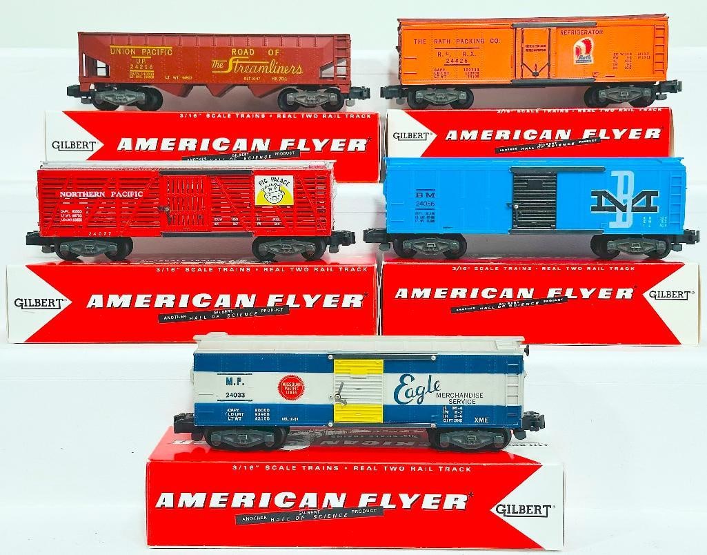 American Flyer Postwar S Gauge 24033 Missouri Pacific Box Car-24056 Boston and Maine Box Car Scarce (1 of 7)