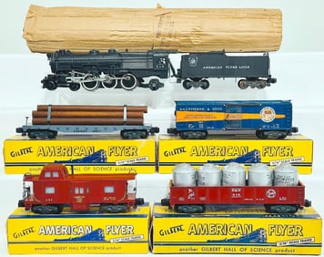 American Flyer Postwar S Gauge Set No. 28350 The Trailblazer from 1957