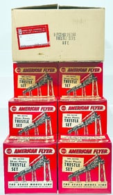 American Flyer Postwar S Gauge 26790 - 26 piece Plastic Trestle Set Boxed X6