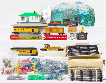 American Flyer Postwar S Gauge Set No. 20558 Truscott Assortment Uncatalogued Set from 1960 to 1961