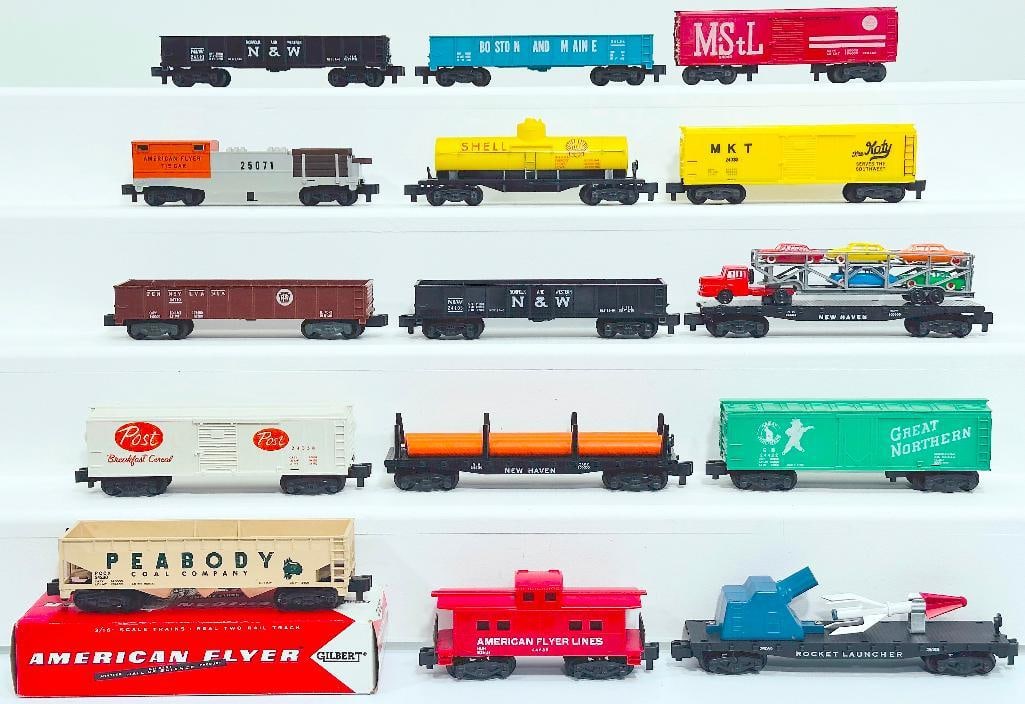 American Flyer Postwar S Gauge Fifteen (15) Assorted Pike Master Freight Cars (1 of 7)