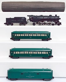 American Flyer Postwar S Gauge 283 Chicago and Northwestern 4 - 6 - 2 Locomotive and Tender