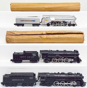 American Flyer Postwar S Gauge K325 New York Central 4 - 6 - 4 Locomotive and Tender