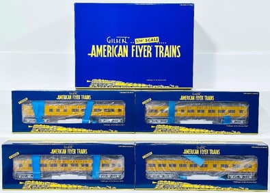 American Flyer Lionel Modern S Gauge Union Pacific Heavyweight 4 Pack Boxed