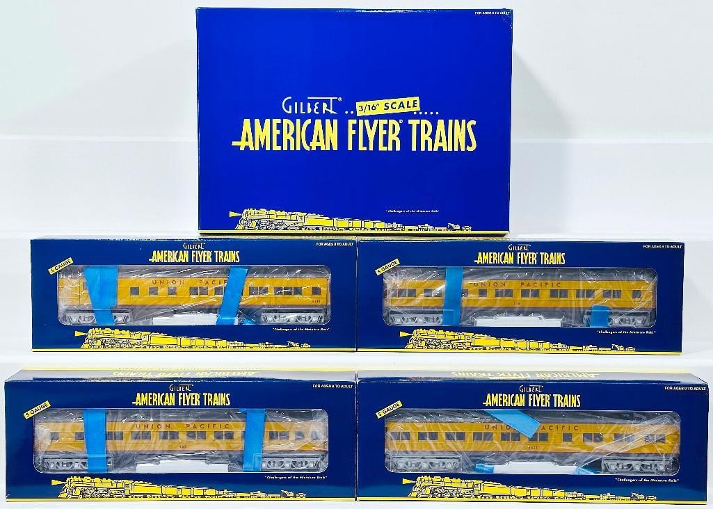 American Flyer Lionel Modern S Gauge Union Pacific Heavyweight 4 Pack Boxed (1 of 5)