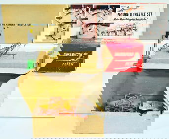 American Flyer Postwar S Gauge 26783 12 piece High-Trestle Sections Boxed-780 Railroad Trestle Set