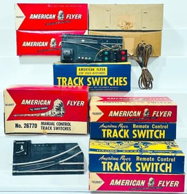 American Flyer Postwar S Gauge Assorted Track Switches Boxed