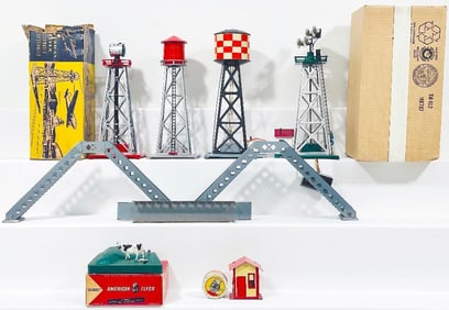 American Flyer Postwar S Gauge 769A Revolving Aircraft Beacon Boxed/23780 Gabe the Lamplighter