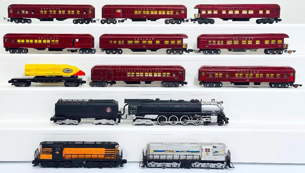 American Flyer Postwar S Gauge Eight (8) Assorted Heavyweight red Passenger Cars (1 of 6)