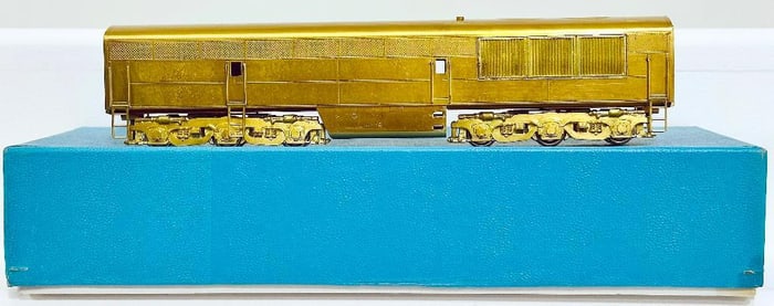 Red Ball HO Brass Fairbanks - Morse Erie Built 2000 HP 12 Wheel Diesel B Unit Boxed