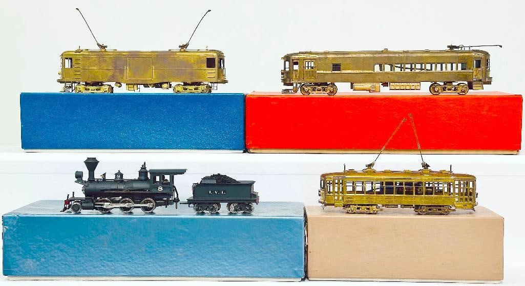 Ken Kidder Brass HO Scale American Car Co. Double-Truck Burney Boxed/Boxed Cab Electric Freight (1 of 7)