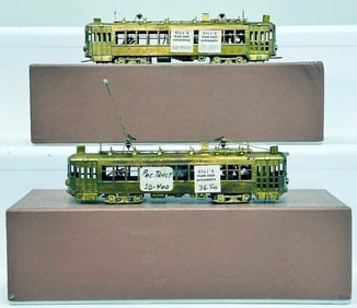 Pacific Traction Brass HO Scale San Diego No. 400 Car [Series 5] Powered Boxed X2