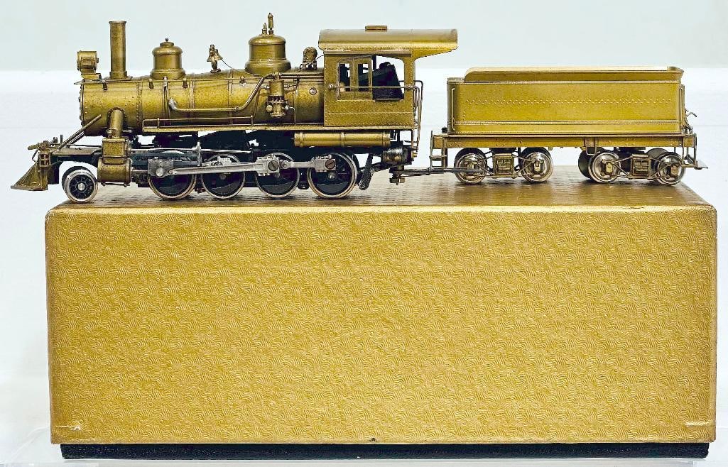 Northwest ShortLine Brass HO Scale Sierra Railway 18 2 - 8 - 0 Baldwin Locomotive and Tender Boxed (1 of 7)
