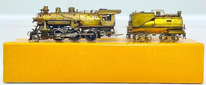 M.B. Austin Brass HO Scale Southern Pacific M - 21 Mogul Locomotive and Tender Boxed