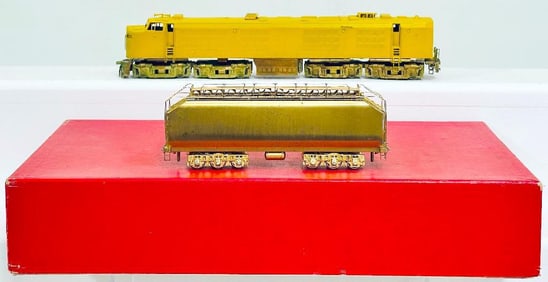 KMT Brass HO Scale Diesel with Tender