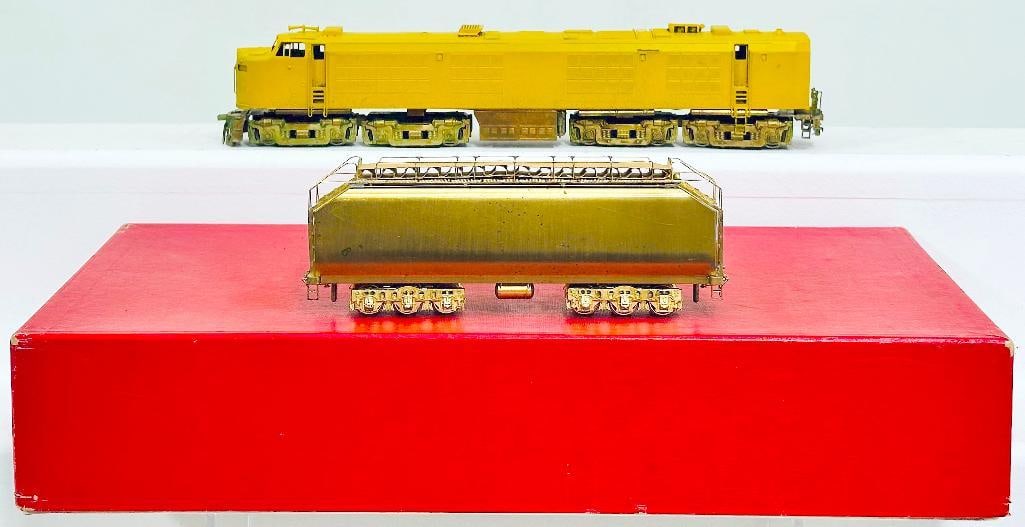 KMT Brass HO Scale Diesel with Tender (1 of 8)