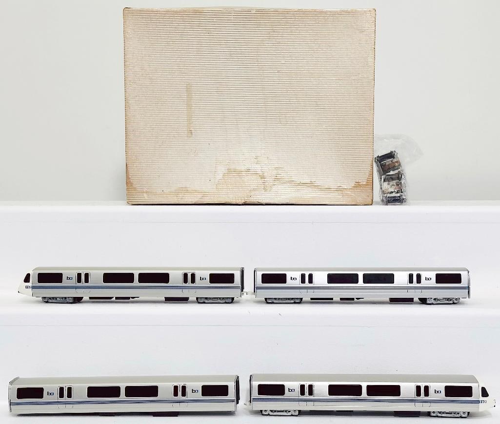 BART Brass HO Scale Additional B Car BA - 330 Unpowered Boxed (1 of 8)