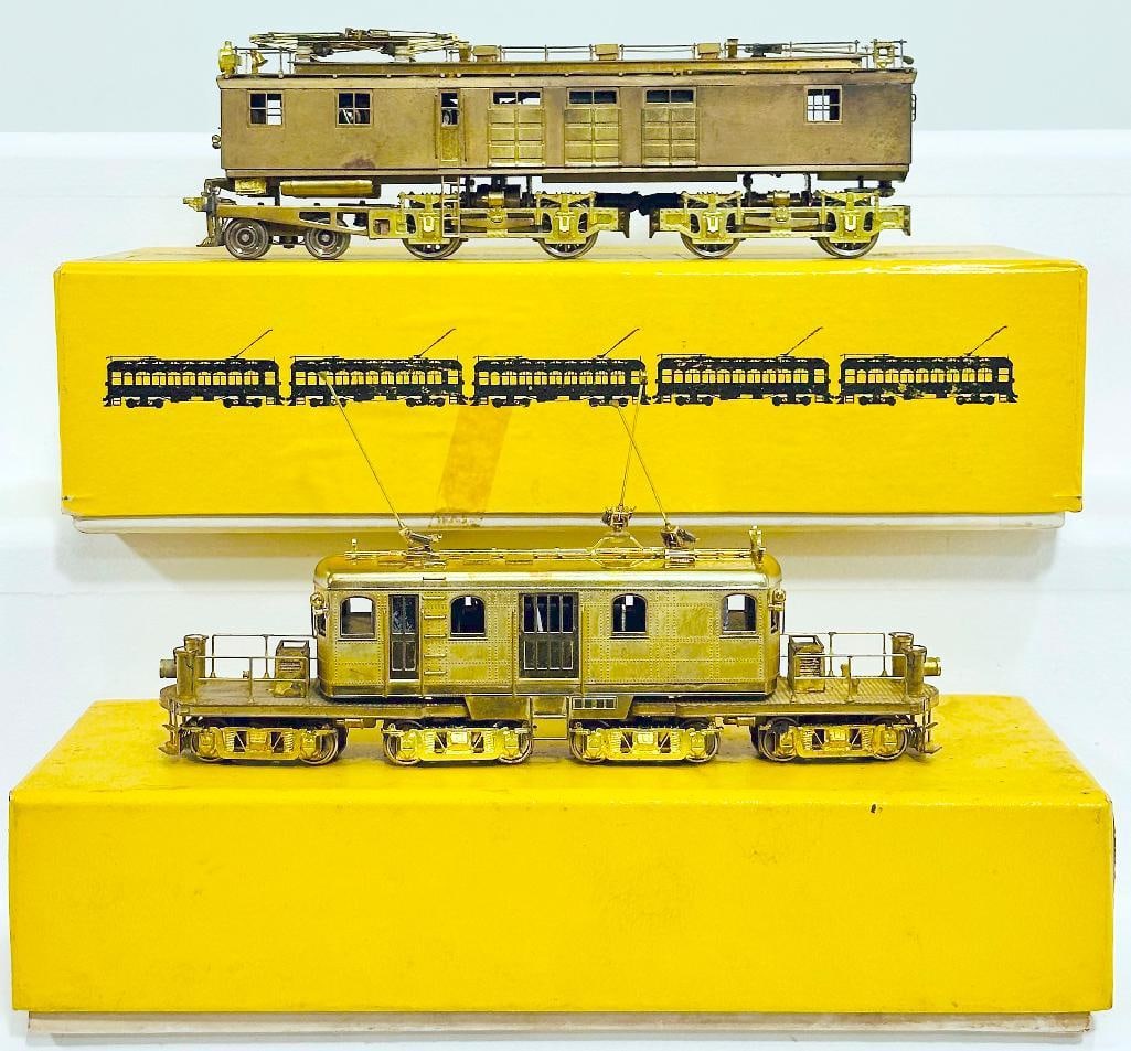 E. Suydam Brass HO Scale Milwaukee Road?s Box Cab Electric Locomotive-Cab Unit Boxed and Locomotive (1 of 8)
