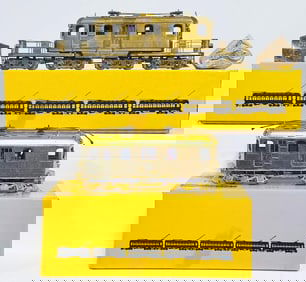 E. Suydam Brass HO Scale Illinois Central Class B Interurban [8 wheel] Electric Locomotive Boxed