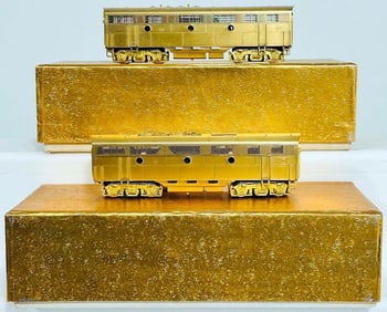 Oriental Limited Brass HO Scale EMD F7 B 1500 Series HP Phase I Boxed and EMD F3 B 1500 HP Phase II