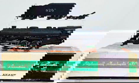 Akane Brass HO Scale USRA 4 - 8 - 2 Heavy Locomotive and Tender Boxed