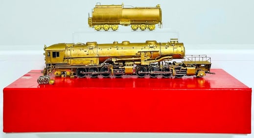Katsumi Brass HO Scale Southern Pacific AC - 4 4 - 8 - 8 - 2 Locomotive and Tender Boxed