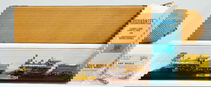 Balboa Models Brass HO Scale Old Time Locomotive 4 - 4 - 0 Boxed X2