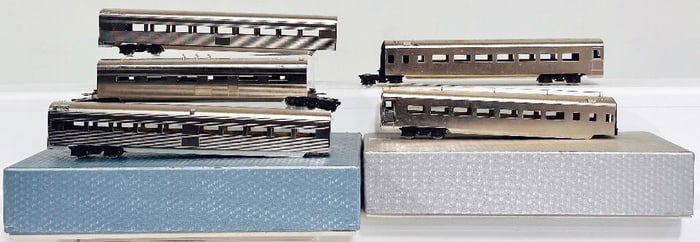 S. Soho HO Brass HO Scale Southern Pacific Articulated Coach Smooth Sided Boxed/SP Diner