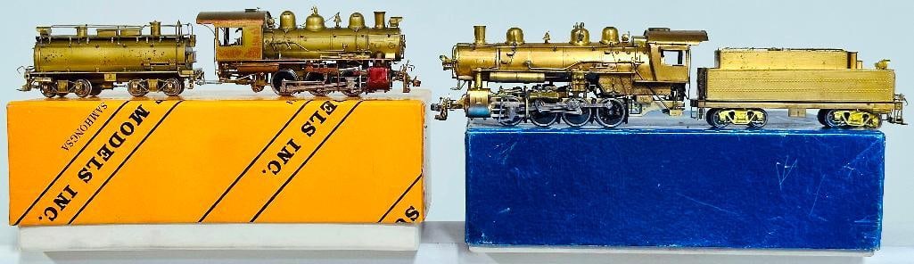 Balboa Models Brass HO Scale Southern Pacific 0-8-0 Class SE 4 Locomotive and Tender Boxed (1 of 9)