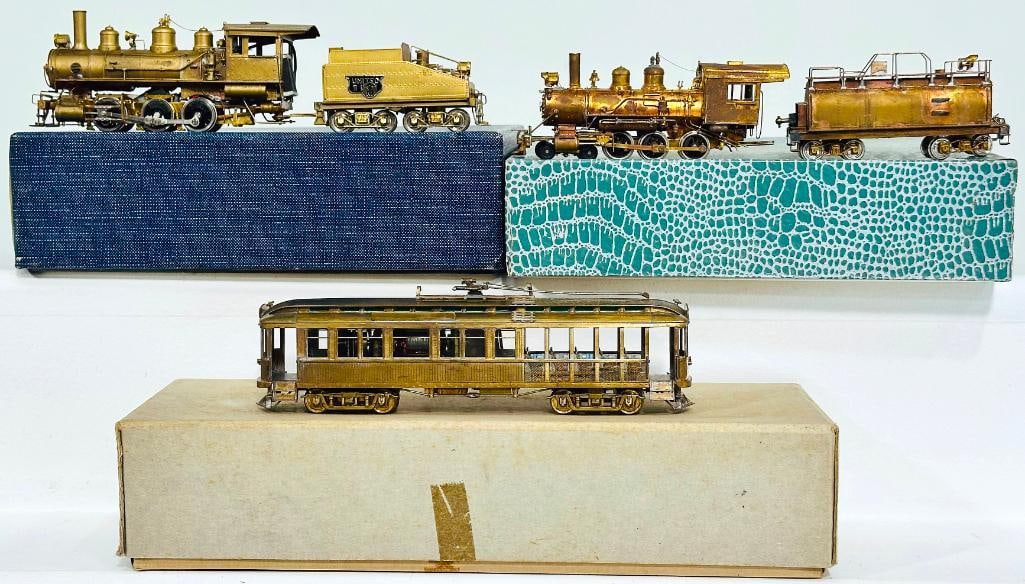 United Models Brass HO Scale Omaha CS&PM&O No 23 0-6-0 Locomotive and Tender Boxed/Pacific Fast Mail (1 of 8)