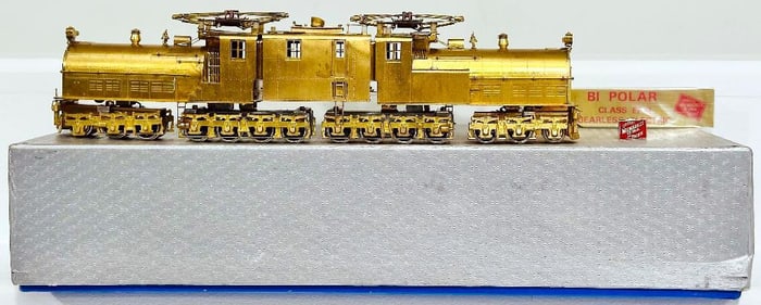 Custom NJ Brass HO Scale Chicago Milwaukee St. Paul Bipolar Class EP - 2 Gearless Electric Boxed