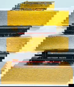 Oriental Limited Brass HO Scale EMD F7B 1500 HP Southern Pacific Black Widow Painted Phase 2 Boxed