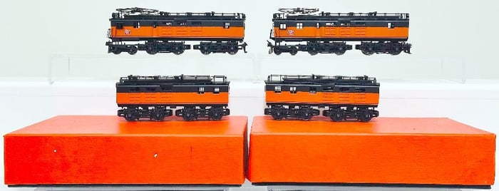 Nickel Plate Products Brass HO Scale CM &STP EF - 3/5 Electric Loco Boxed X2