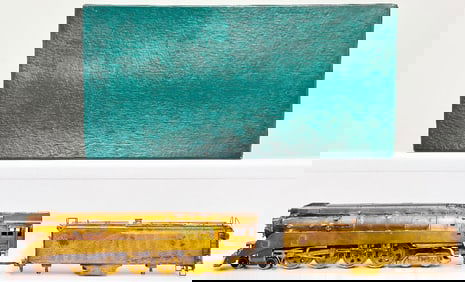 United Models Brass HO Scale Southern Pacific Daylight 4 - 8 - 4 Locomotive and Tender Boxed