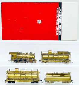 Westside Model Samhongsa Brass HO Scale Southern Pacific Fire Train Boxed