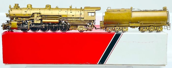 Westside Model Katsumi Brass HO Scale Southern Pacific F - 5 2 - 10 - 2 Locomotive and Tender Boxed