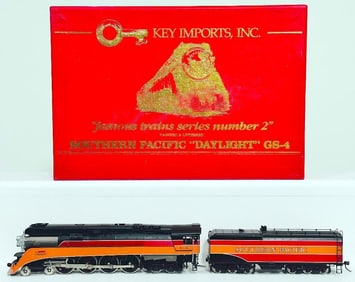 Key Imports Brass HO Scale GS - 4 4 - 8 - 4 Famous Train #2 Boxed