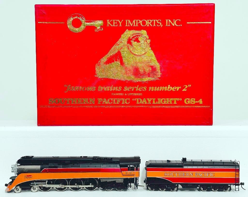 Key Imports Brass HO Scale GS - 4 4 - 8 - 4 Famous Train #2 Boxed (1 of 7)