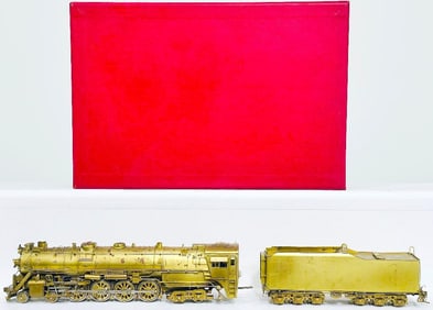Key Imports Samhongsa Brass HO Scale M-68 Classic Class 4-8-4 Northern Locomotive and Tender Boxed