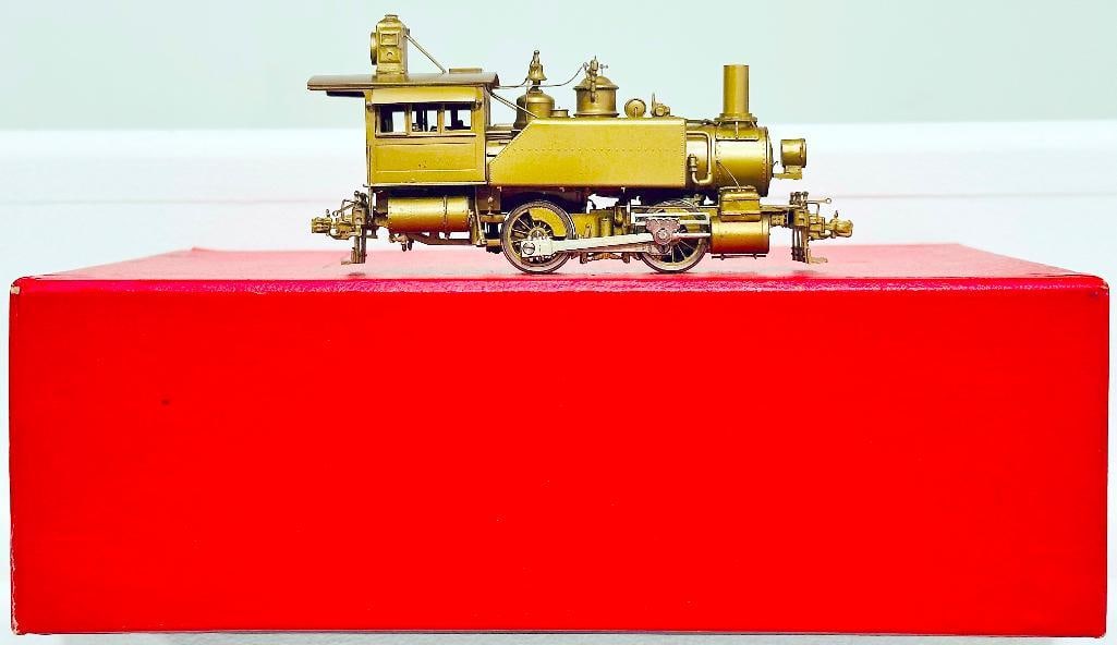 Key Imports Dongjin Brass Scale HO Scale AT&SF No. 2298 0 - 4 - 0 Shop Switcher Locomotive Boxed (1 of 7)