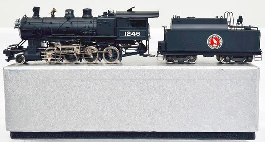 Tenshodo Brass HO Scale Great Northern 2 - 8 -0 Class F - 8 Locomotive and Tender Boxed