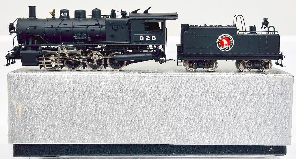 Tenshodo Brass HO Scale Great Northern 0- 8 - 0 Class C - 1 Locomotive and Tender Boxed (1 of 7)