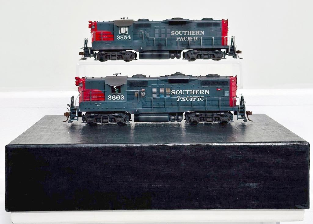 Custom Model Services Brass HO Scale Southern Pacific GP - 9 Set Boxed (1 of 8)