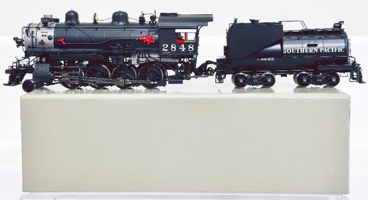 Challenger Imports Brass HO Scale Southern Pacific Class C - 10 2-8 -0 Locomotive and Tender Boxed