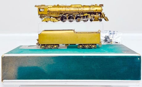 Gem Models Brass HO Scale EH - 103 Chesapeake and Ohio Class 13A 4-8-4 Locomotive and Tender Boxed