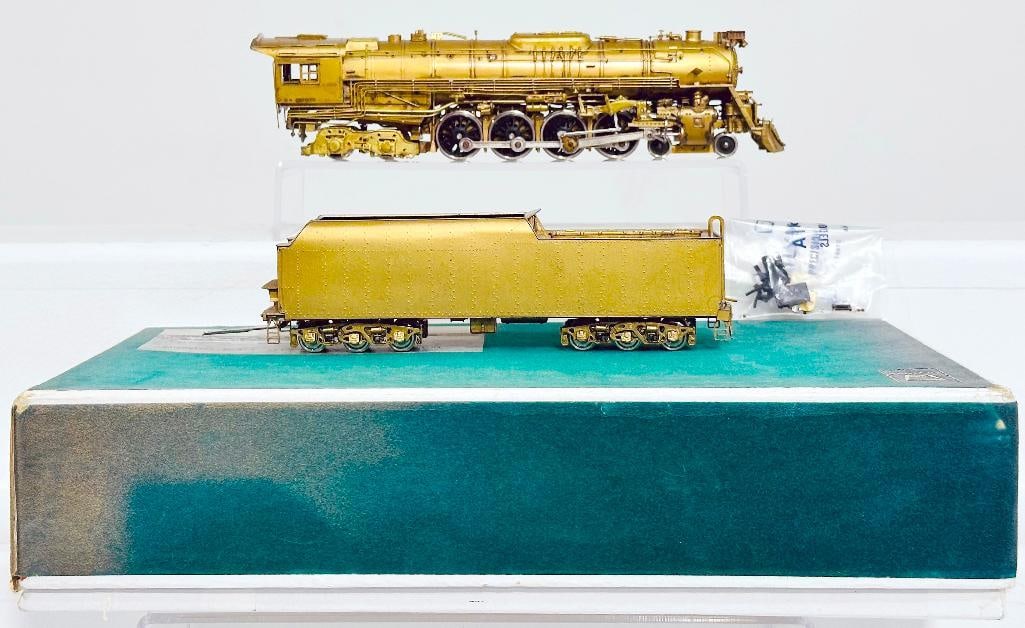 Gem Models Brass HO Scale EH - 103 Chesapeake and Ohio Class 13A 4-8-4 Locomotive and Tender Boxed (1 of 9)