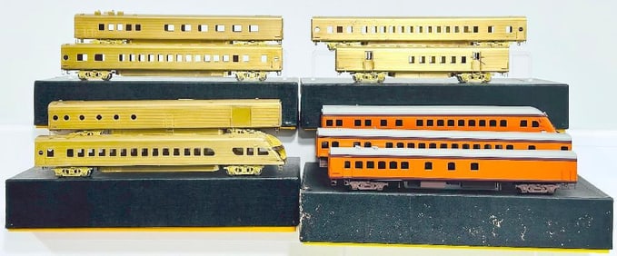Nickel Plate Products Brass HO Scale Hiawatha Luxury Coach Mail Car-Hiawatha Diner and Parlor Cars