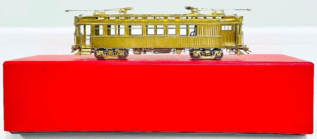 Key Imports Brass HO Scale Pacific Electric Railways Combine Double Pole Boxed